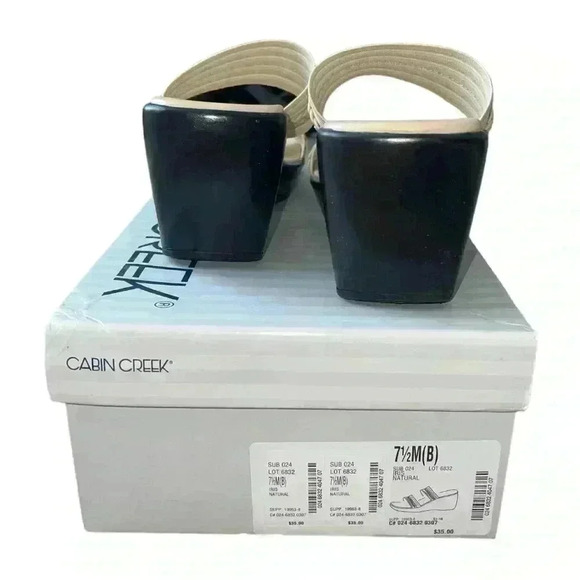 Cabin Creek Wedge Strappy Sandals Size 7 1/2 - Picture 4 of 7